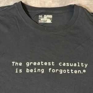 Under Armour Wounded Warrior Project Long Sleeve Shirt Mens 2XL Black HeatGear